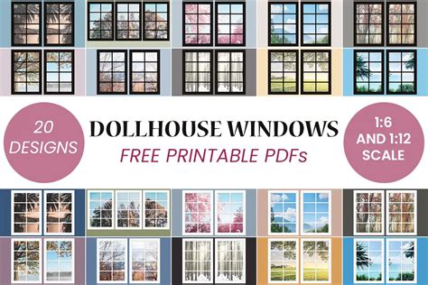 1 6 scale doll house|1 6 scale dollhouse windows.